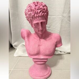 Roman Caesar Greek God Statue white sculpture 17 inches big 10/10